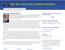 Tablet Screenshot of cabo-san-lucas-directory.com